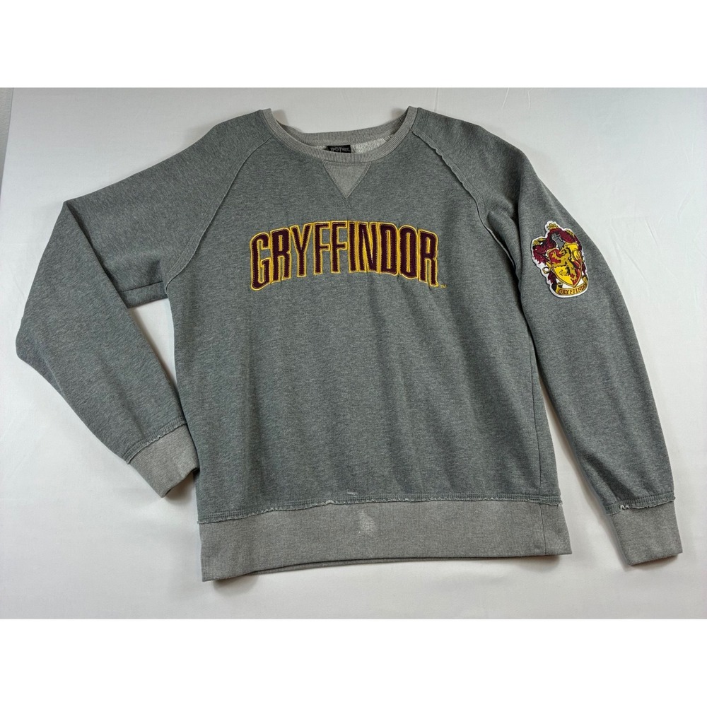 Universal Studios Harry Potter Gryffindor Sweatshirt Adult Large Gray Good